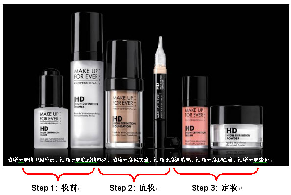 MAKE UP FOR EVER HD清晰无痕底妆家族系列